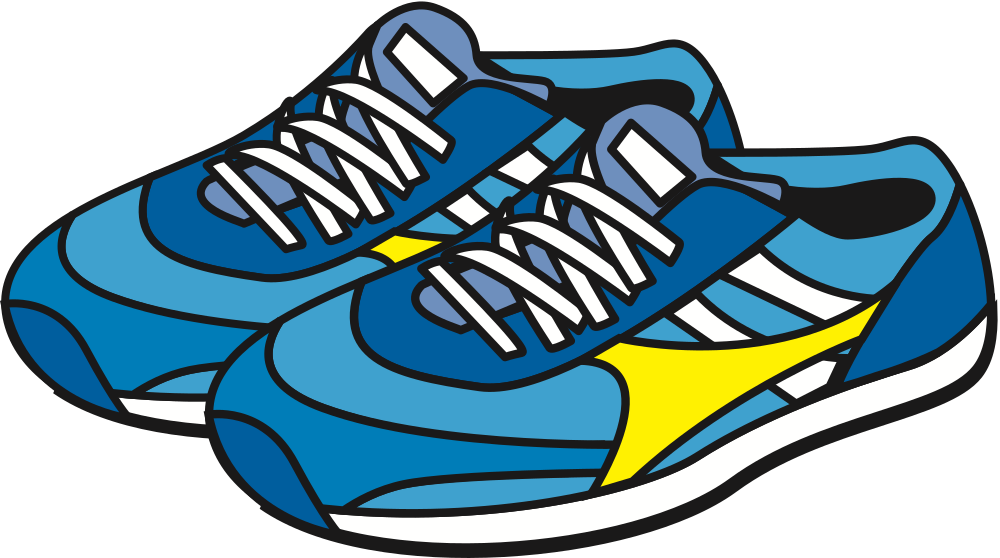 OnlineLabels Clip Art Jogging Shoes